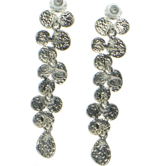 Oscar de la Renta Crystal Drop Earrings - Picture 5 of 5